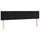 Ramsäng med madrass svart 200x200 cm sammet