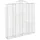 Gabioner bågformade 2 st 200x30x200/220 cm galvaniserat järn