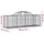 Gabioner bågformade 4 st 200x50x60/80 cm galvaniserat järn
