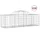 Gabioner bågformade 20 st 200x50x60/80 cm galvaniserat järn