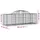 Gabioner bågformade 30 st 200x50x60/80 cm galvaniserat järn