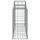 Gabioner bågformade 2 st 200x50x80/100 cm galvaniserat järn