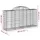 Gabioner bågformade 15 st 200x50x100/120 cm galvaniserat järn