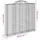 Gabioner bågformade 14 st 200x50x180/200 cm galvaniserat järn