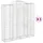 Gabioner bågformade 3 st 200x50x200/220 cm galvaniserat järn