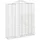 Gabioner bågformade 2 st 200x50x220/240 cm galvaniserat järn