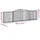 Gabioner bågformade 8 st 400x30x100/120 cm galvaniserat järn