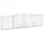 Gabioner bågformade 10 st 400x30x100/120 cm galvaniserat järn