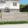 Gabion bågformad 3 st 400x30x160/180 cm galvaniserat järn