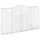 Gabioner bågformade 2 st 400x30x220/240 cm galvaniserat järn