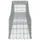 Gabioner bågformade 4 st 400x50x40/60 cm galvaniserat järn