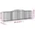 Gabioner bågformade 6 st 400x50x100/120 cm galvaniserat järn