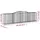 Gabioner bågformade 10 st 400x50x100/120 cm galvaniserat järn