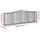 Gabioner bågformade 5 st 400x50x120/140 cm galvaniserat järn