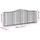 Gabioner bågformade 9 st 400x50x140/160 cm galvaniserat järn