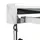Markis infällbar antracit 3,5x2,5 m tyg&aluminium