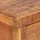 Konsolbord 120x32x80 cm massivt grovt mangoträ