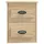 Väggmonterade sängbord 2 st sonoma-ek 41,5x36x53cm