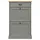 Skoskåp VIGO 60x35x96 cm grå massiv furu