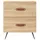 Sängbord sonoma-ek 40x35x47,5 cm konstruerat trä