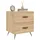 Sängbord sonoma-ek 40x35x47,5 cm konstruerat trä