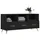Tv-bänk svart 102x36x50 cm konstruerat trä